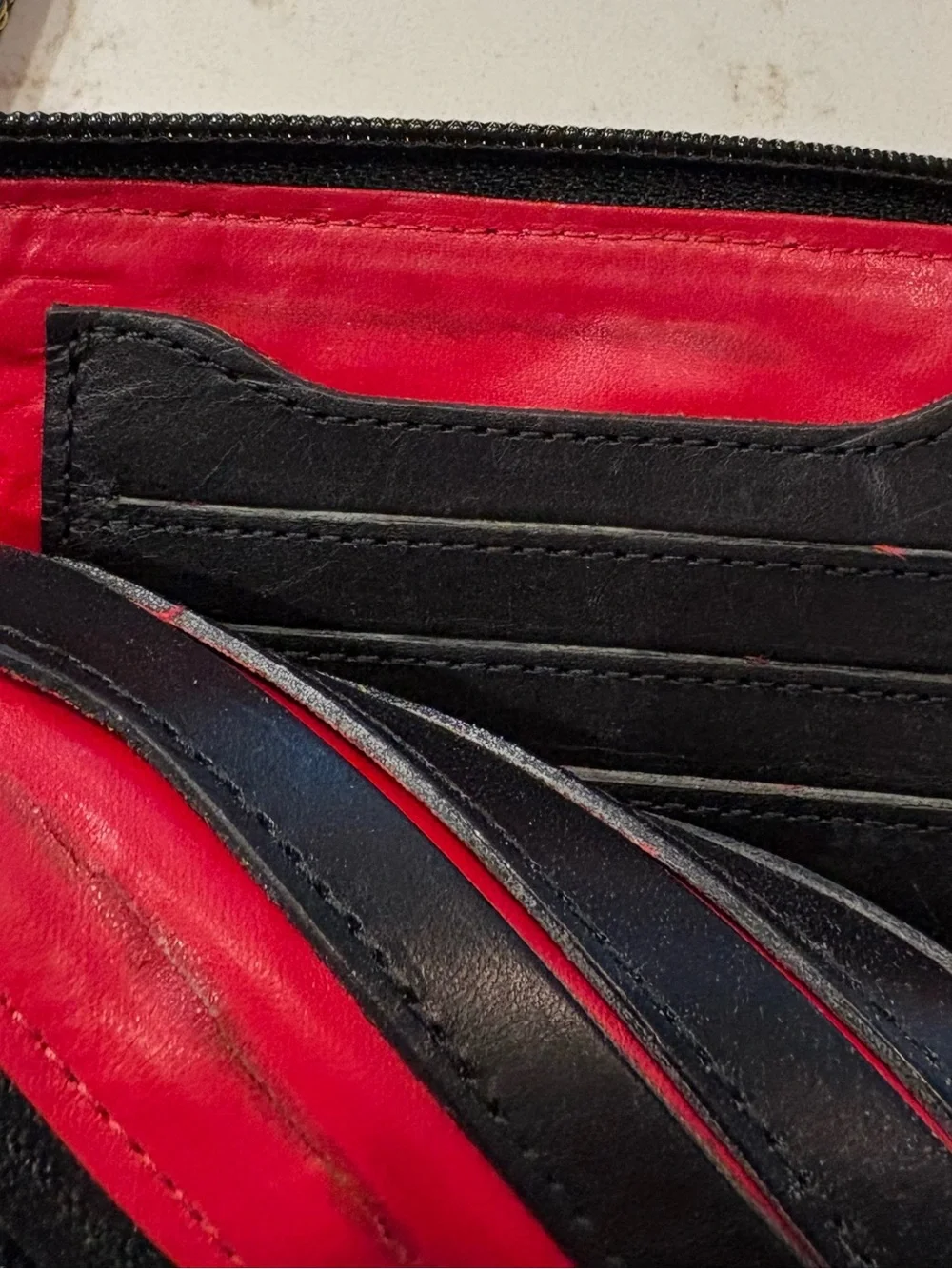 Dooney & Bourke Plaid Wristlet in Red, Green, Blue and Cream